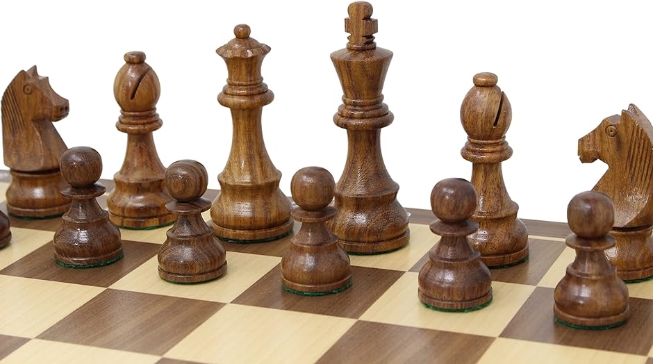 ChessJapan チェス駒 オフィシャル・スタントン 95mm 日本チェス連盟公式用具( マルチカラー)｜horikku｜04