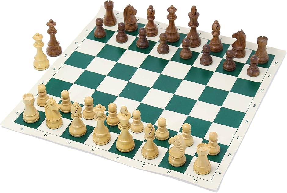 ChessJapan チェス駒 オフィシャル・スタントン 95mm 日本チェス連盟