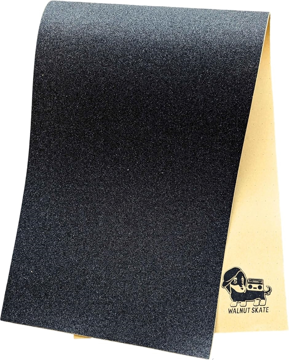 WLNTSKAT スケボー デッキテープ マルチ サイズ 多様 スケートボード サーフスケート ロングボード(11X36 BLACK)