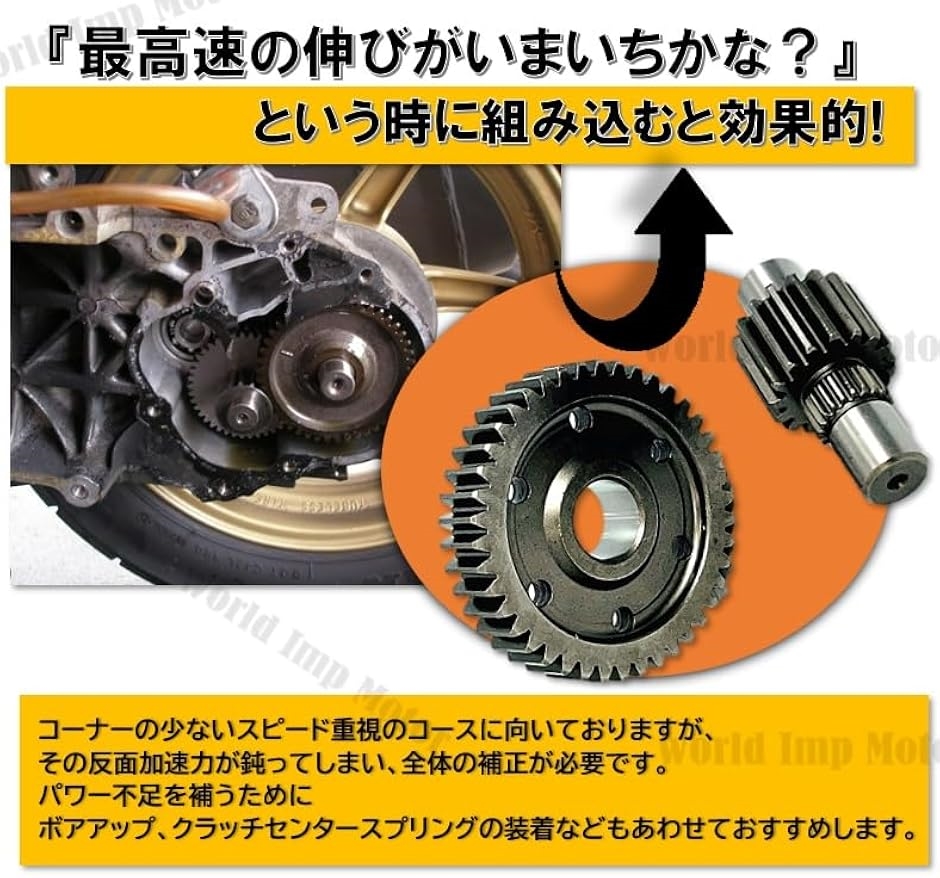 互換品】ホンダ 用 エンジン ハイギア キット ディオ スーパーディオ