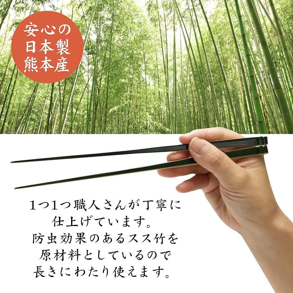 天節箸 先細 モダン 竹箸 日本製 軽い 深緑 23cm( 茶) : スピード発送 ホリック - 通販 - Yahoo!ショッピング