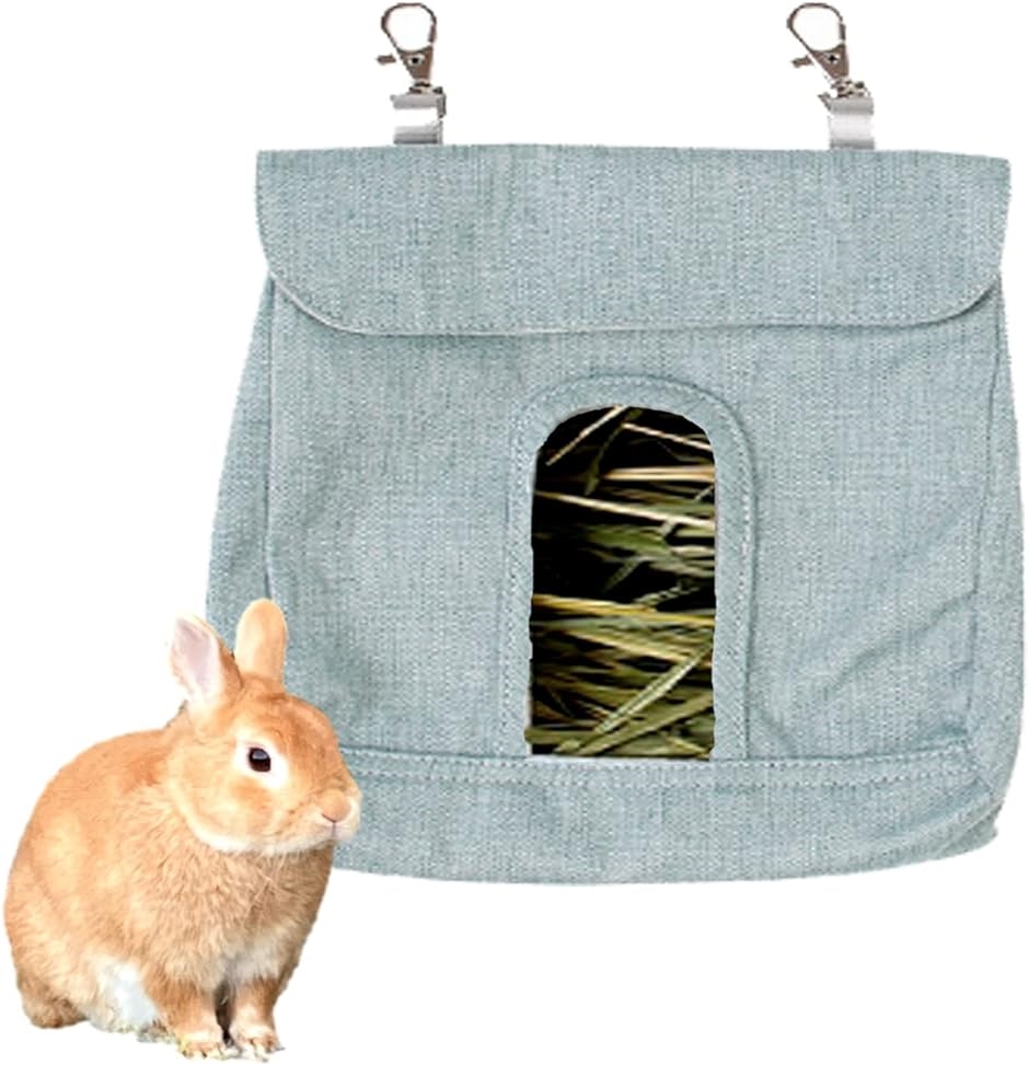 うさぎエサ入れ 牧草袋 牧草BOX ウサギ餌入れ 兎 チモシー