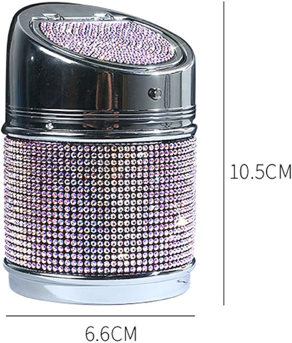 車用 灰皿 ワンプッシュ ドリンクホルダー型( K/ピンク) : スピード