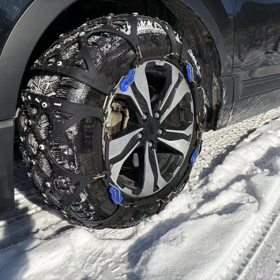 非金属 タイヤチェーン 軽自動車 チェーン規制対応 冬の雪?策 簡単装着