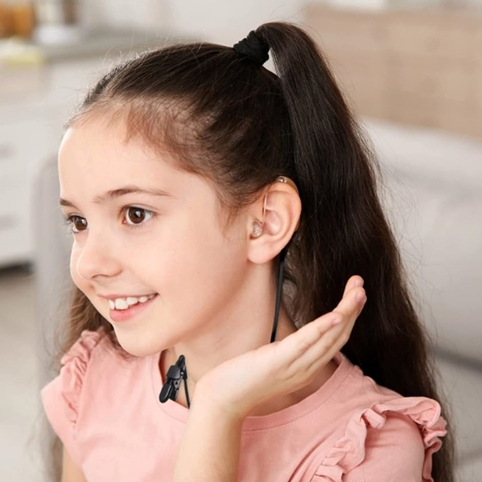 補聴 器 ストラップ 両耳 2本セット クリップ付き 落下防止 子供 大人 紛失防止( ブラック・2本)｜horikku｜06