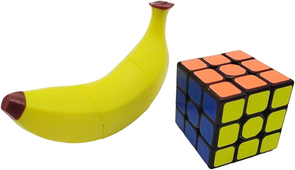 立体キューブパズル マジックキューブ おもしろ雑貨 インテリア おもしろいキューブ バナナ＋キューブ