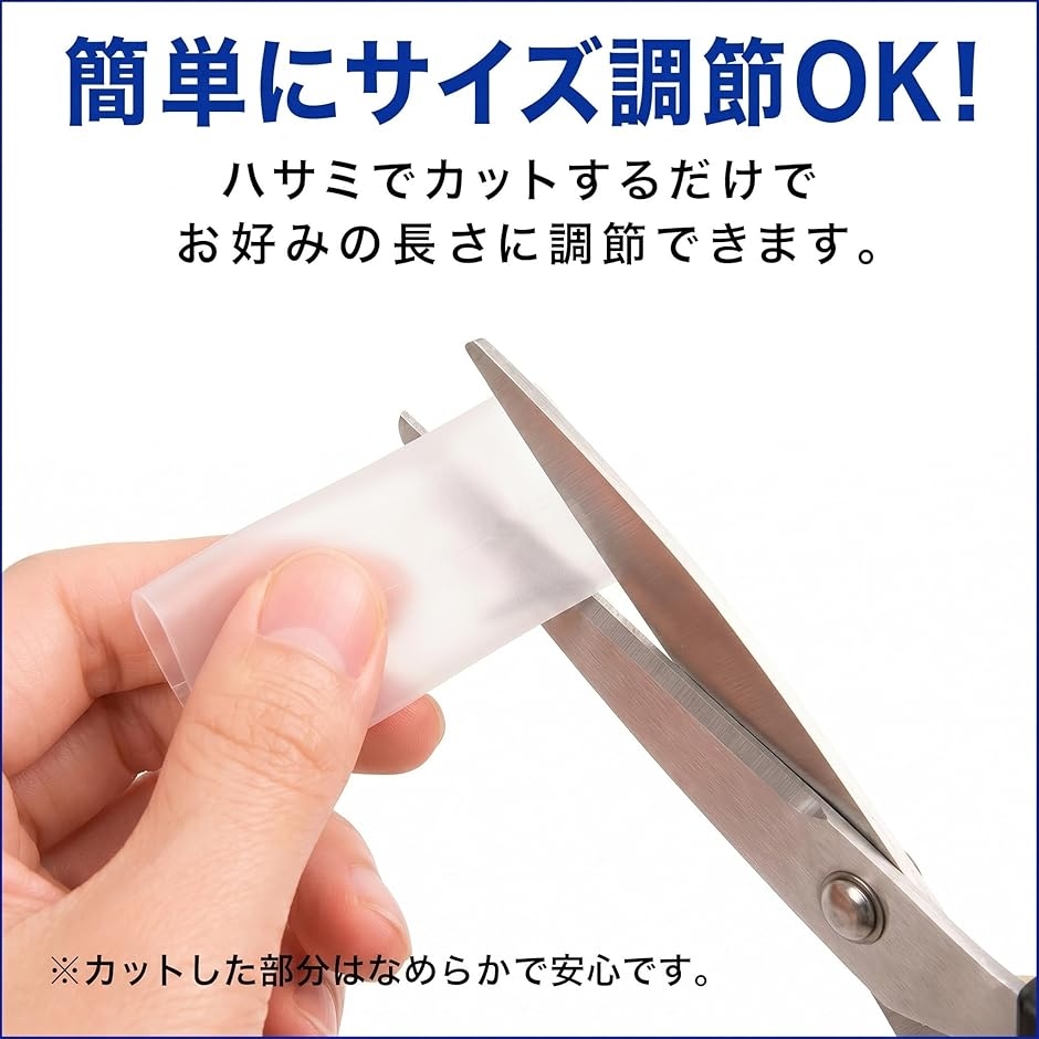 指サポーター 10個セット 親指 防水 保護 キャップ (透明, Aタイプ