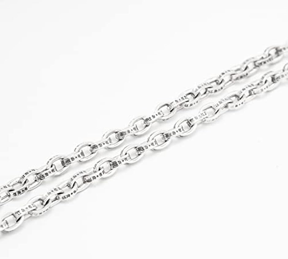 シルバー925 クロスネックレス ツイストチェーン メンズ