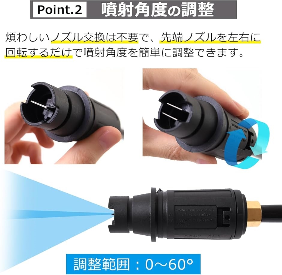 高圧洗浄機 ガン トリガーガン ネジ式 M22x15mm ケルヒャークイック