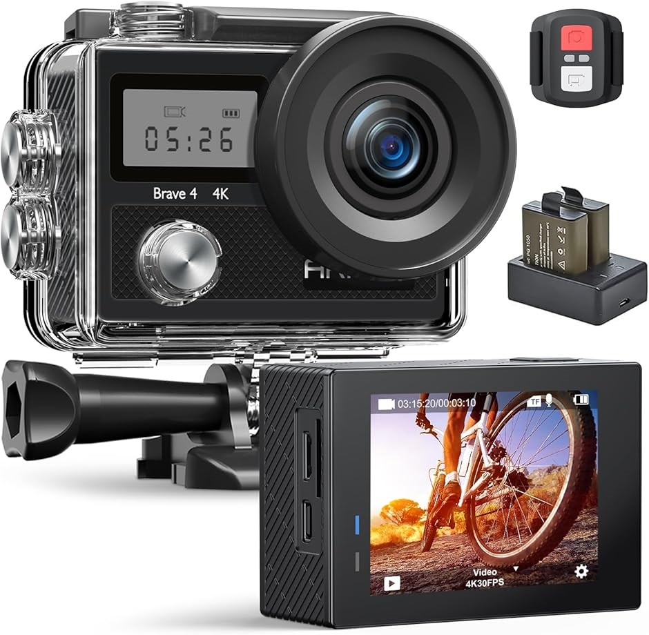 �A�N�V�����J���� Brave4 4K �E�F�A���u���J���� 2000����f EIS��u���␳ 5�{�Y�[�� WiFi���� MDM( Brave4)