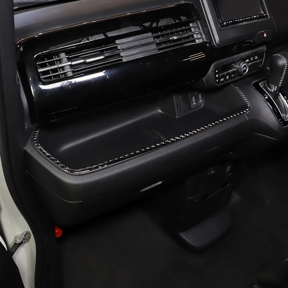 FOR Honda N-BOX 2017-2021年適用 ホンダN-BOX 2018 2019 2020( 黒