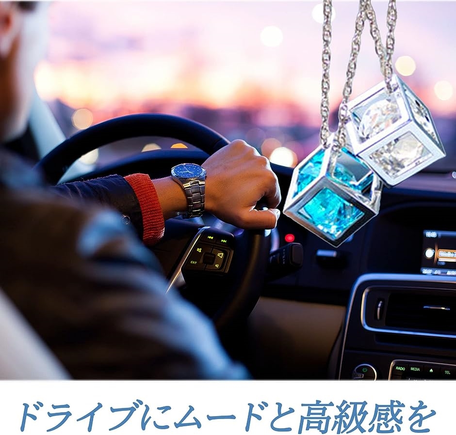 車 ルームミラー アクセサリー クリスタル 車内 装飾 幸運 スパークルピンク( スパークルピンク)｜horikku｜04