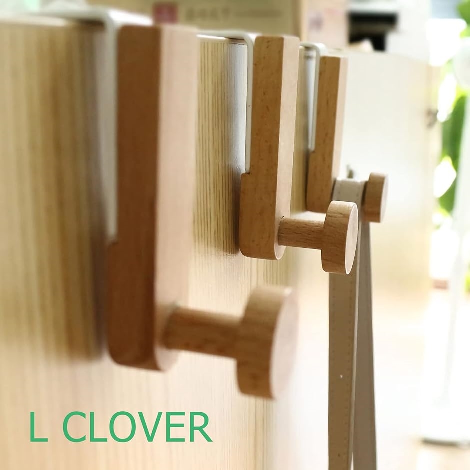 L CLOVER 扉フック 扉ハンガー 木製 扉掛け キーフック S字フック :2B2ISI03UP:スピード発送 ホリック - 通販 ...
