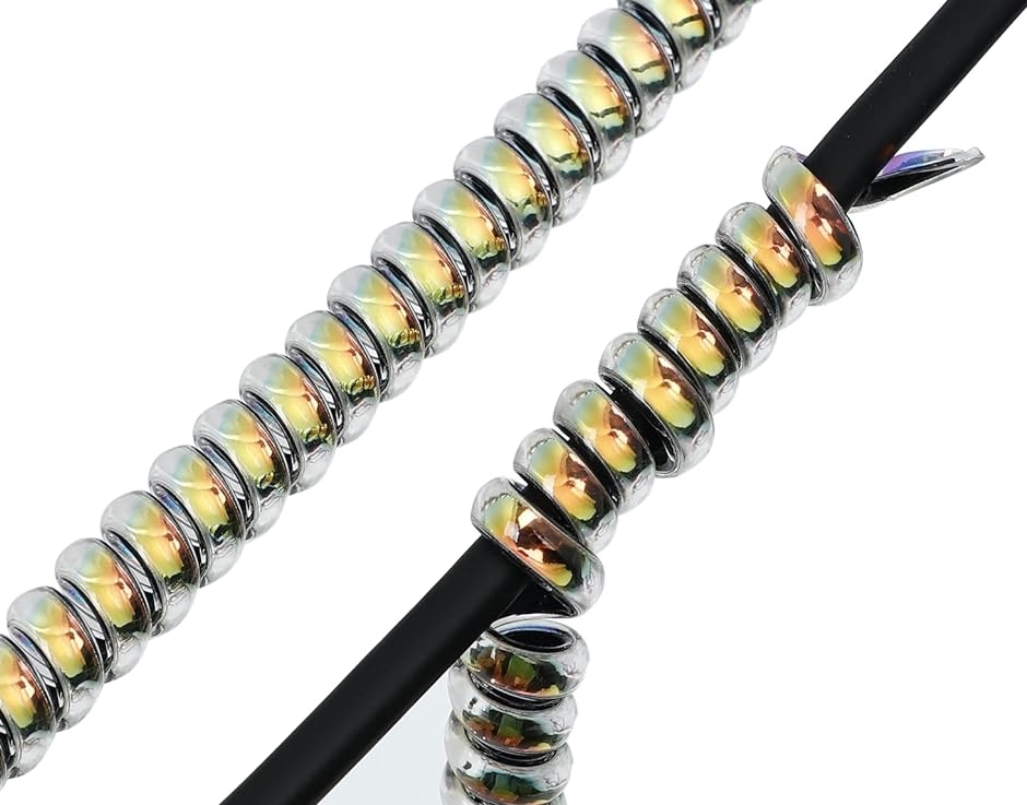 大径 ペットコード 犬 猫 キャット ドッグ 噛みつき 防止 保護 家電 チャージ 配線 プロテクター MDM( イエロー 黄色,  93cm) | ブランド登録なし
