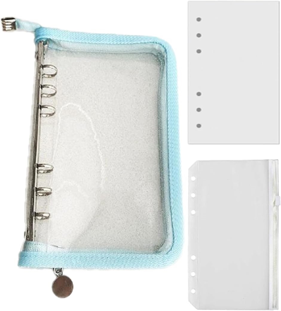 【新品未使用品】PORTERシステム手帳 バインダーバイブルサイズ 6穴シルバー システム手帳 ミニ6穴 B6 バインダー バイブルサイズ ソフト
