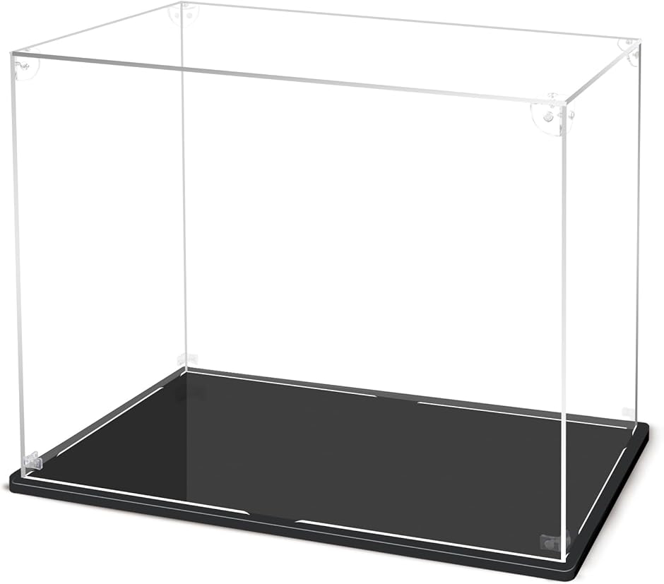 24h内発送✨台座乗せタイプ アクリルケース 黒 標本箱 標本ケース 透明