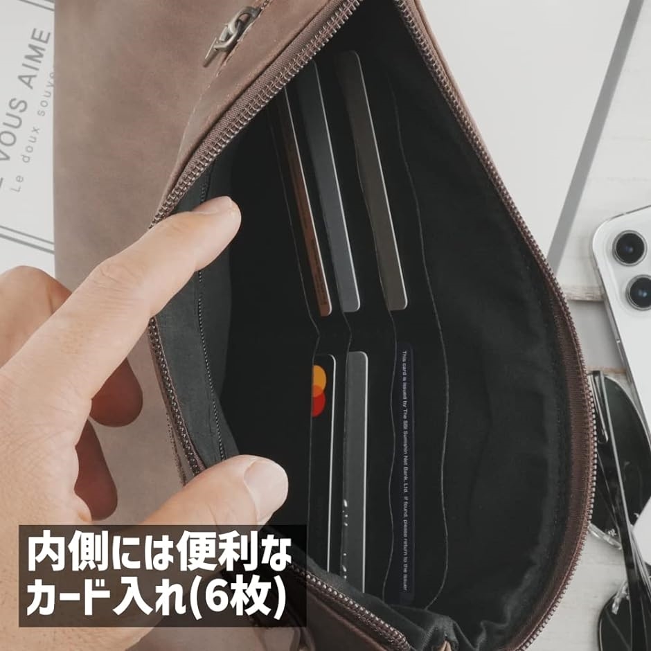 セカンドバッグ クラッチバッグ PUレザー 財布 小さめ A5 B6 メンズ( ブラック)｜horikku｜09
