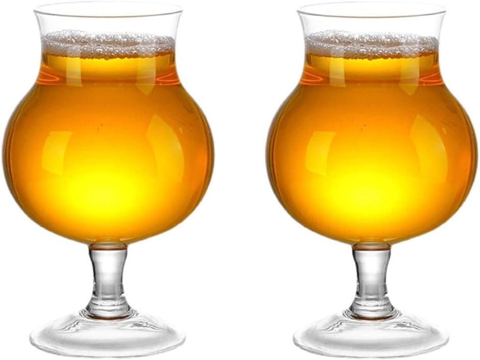 ドイツ式 ビール グラス チューリップ クラフト カップ 500ml お洒落( 2個セット)｜horikku