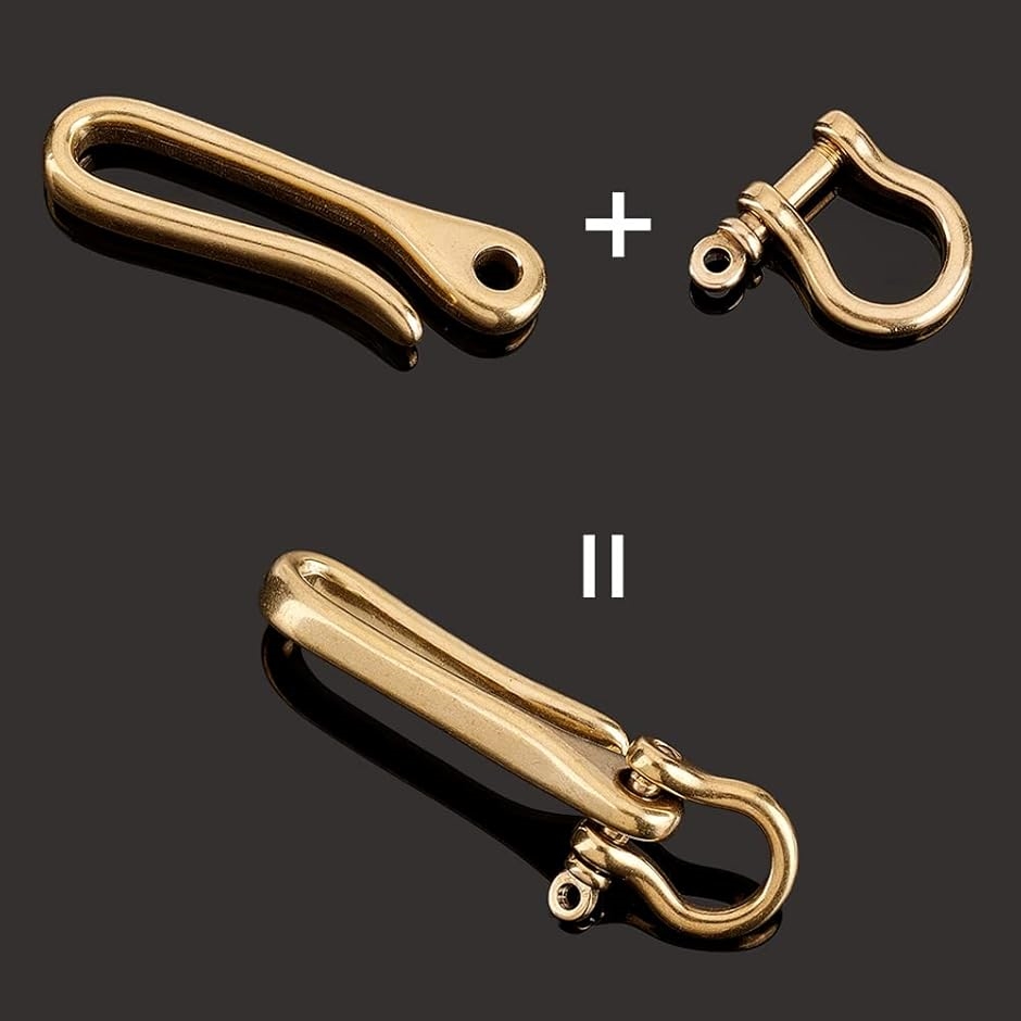 2セット ベルトクリップ ベルトフック U字型フック キークリップ