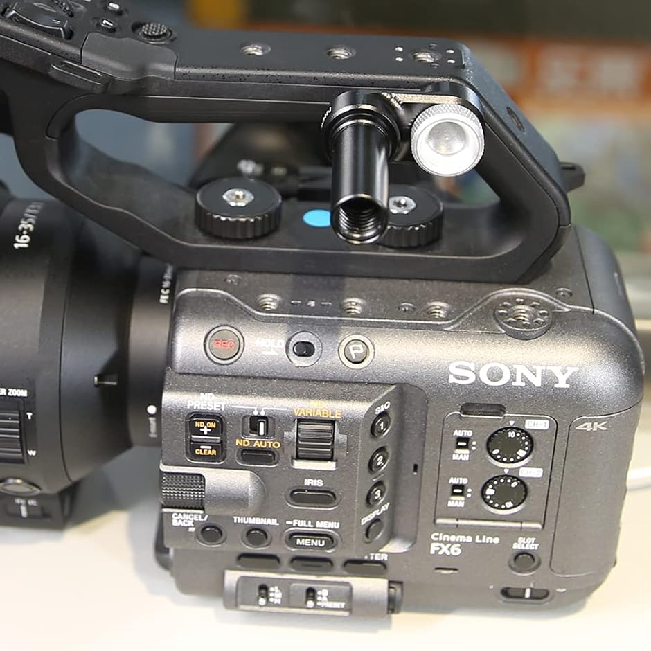 15mmロッド カメラアクセサリー 軽量 装備 DSLR Rigs DSLRリグ アルミ合金製 Sony MDM( ミニプレート-166)｜horikku｜06
