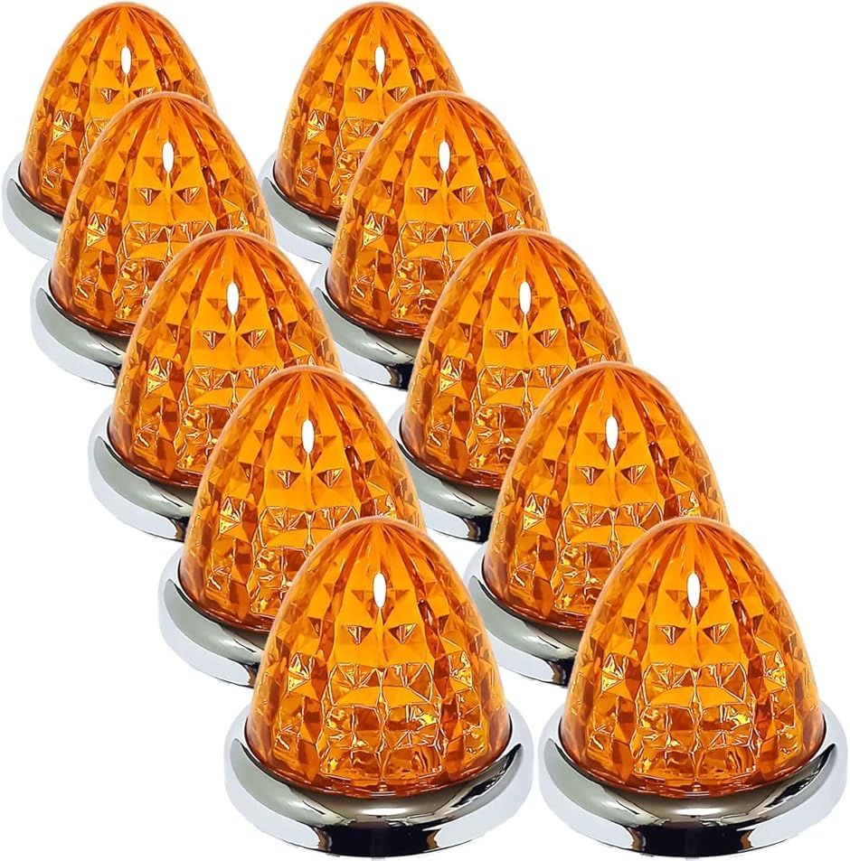 24V トラック用 LED マーカーランプ サイド 8面クリスタルカット仕様