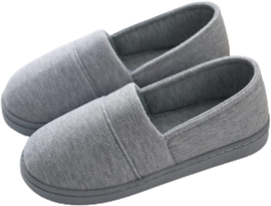 入院 スリッパ 入院シューズ 介護シューズ マタニティ リハビリ 室内履き (グレー,  M)