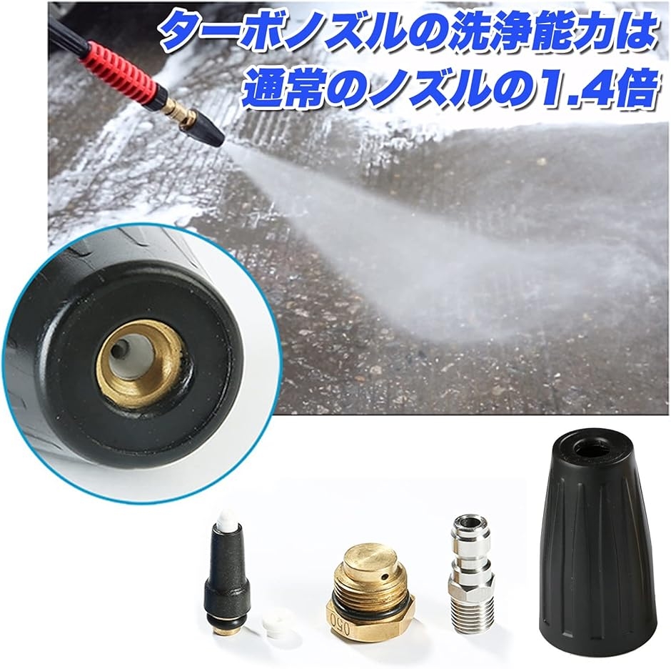 まとめ売り 高圧洗浄機 トルネード ランスノズル 5本 精和産業