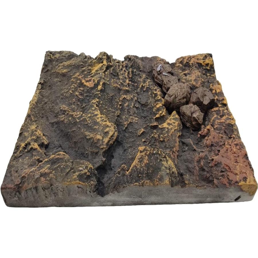 ジオラマベース 岩場 モールド ジオラマシート 地面 プラモデル 地面台 情景コレクション 模型