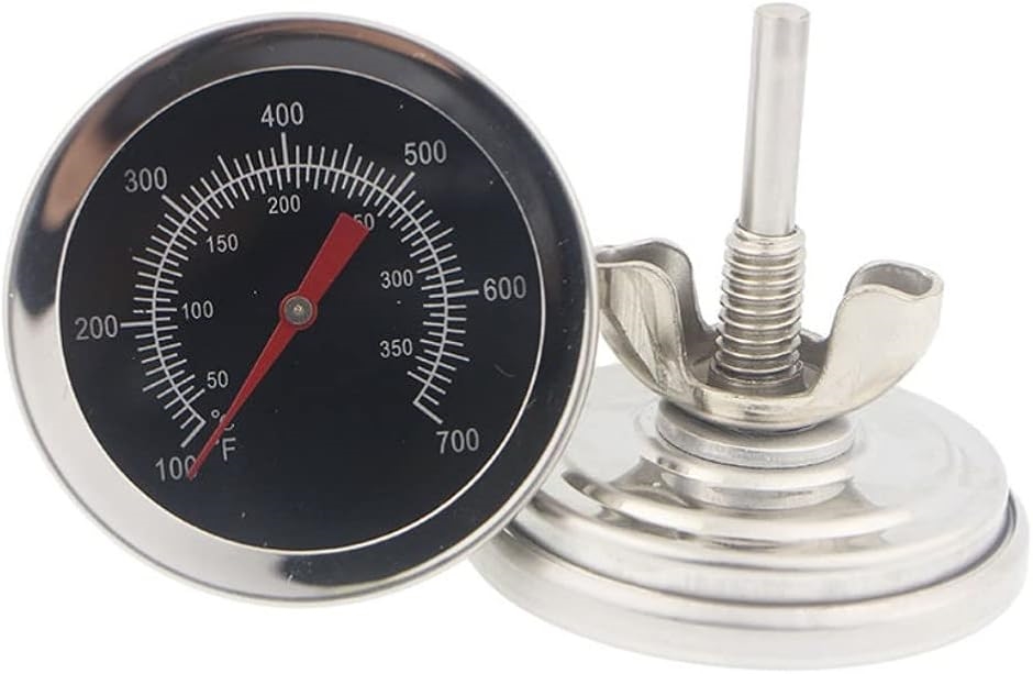 オーブン温度計 ピザ窯 薪ストーブ BBQ バーベキュー 燻製 ステンレス