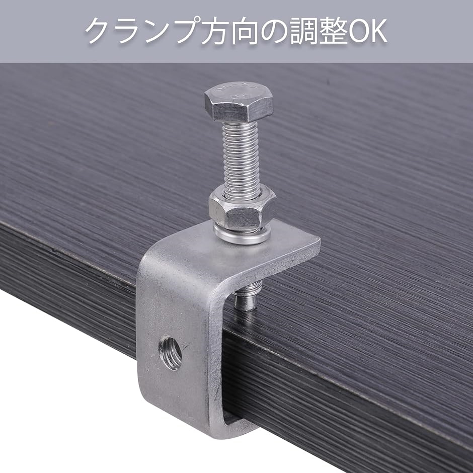 C型クランプ 金具 DIY工具 小型 木工 深型 鋼製 タイガークランプ 4個セット｜horikku｜02
