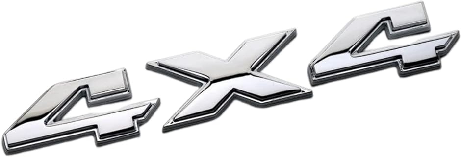 4x4 �G���u���� �J�[�X�e�b�J�[ �J�[�G���u���� �唻�T�C�Y �ԃX�e�b�J�[ 21cmx3.3cm( �V���o�[)