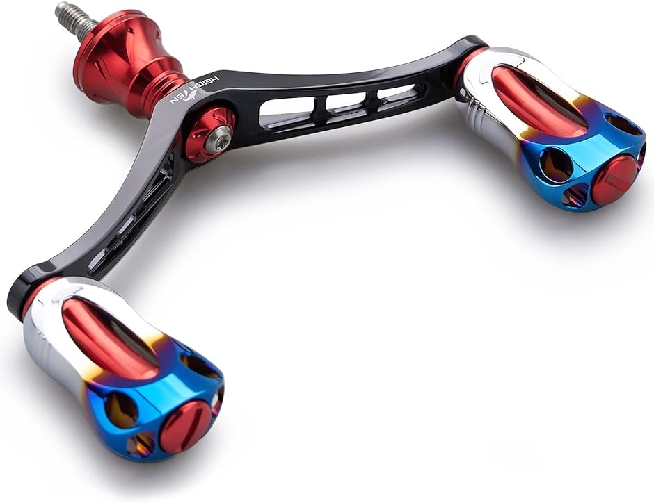 92mm リール ハンドル 22mm ノブ 搭載 シマノ ダイワ 通用 スピニング