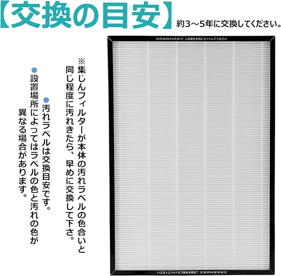 互換 EPF-MVG90H 空気清浄機フィルター EP-NVG90 EP-MVG70 EP