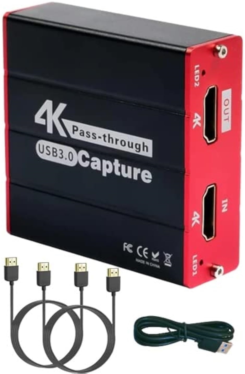 キャプチャーボード ゲームキャプチャー ビデオキャプチャー 軽量小型 HDMIケーブル付き HSV320｜horikku