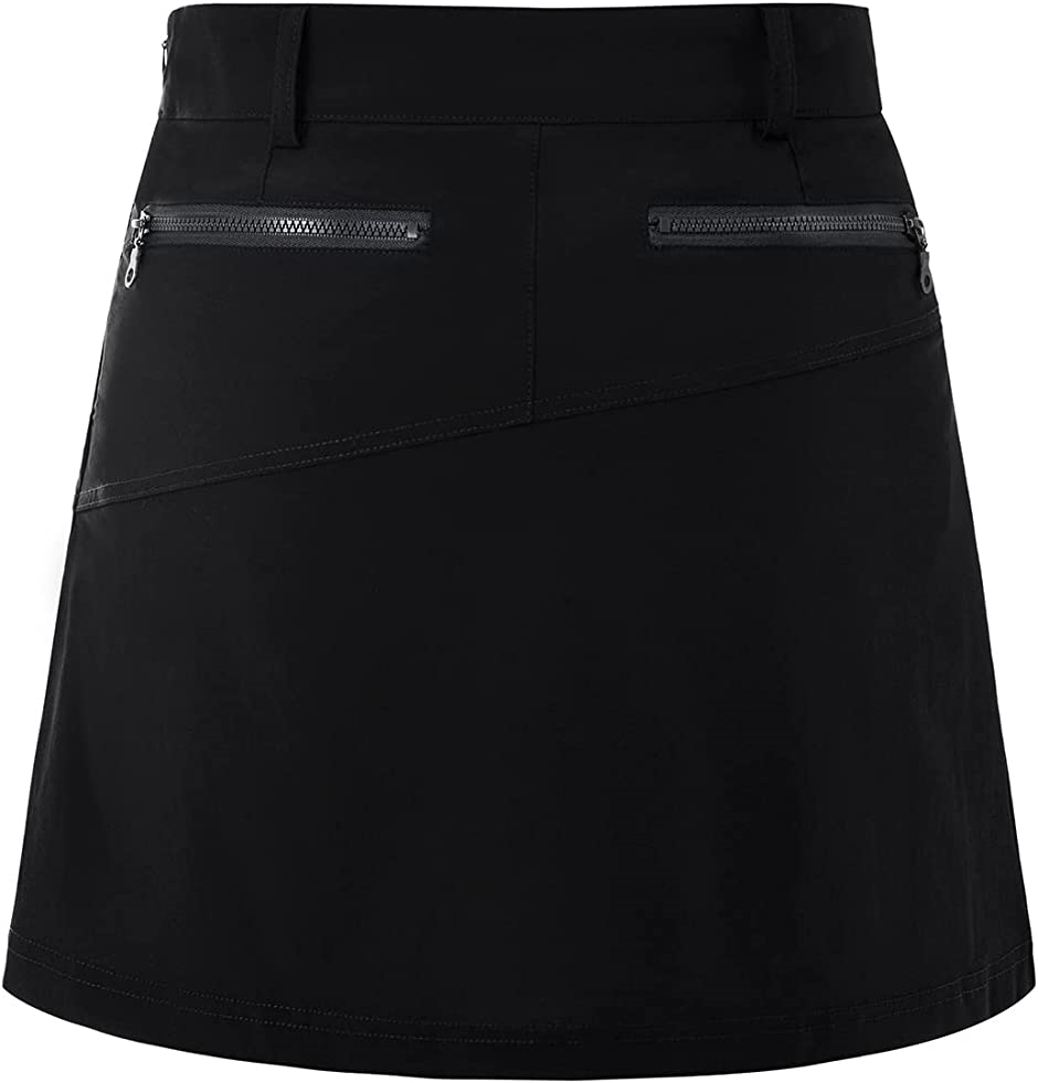 PXG ゴルフスカート ブラック S インナー付 スコート 黒 レディース 春夏 ゴルフスカート レディース ゴルフウェア テニス スコート おしゃれ