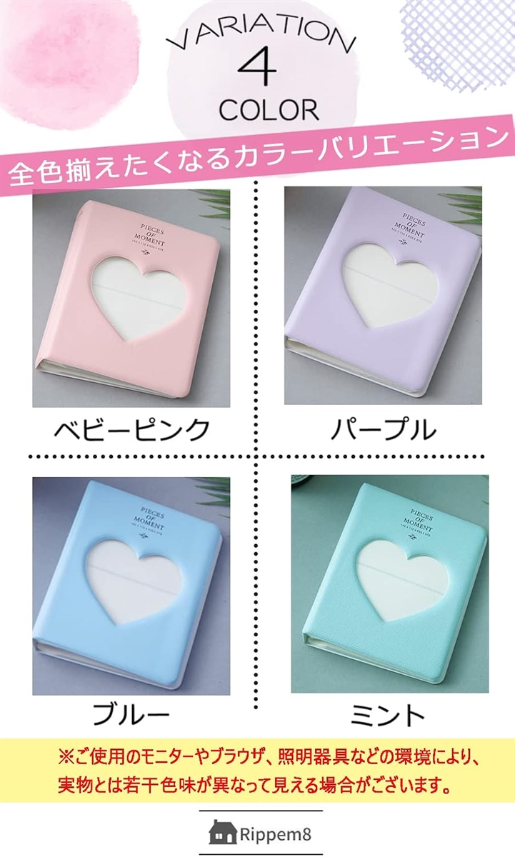 チェキ アルバム チェキ帳 instax mini evo ケース チェキ用 スリーブ