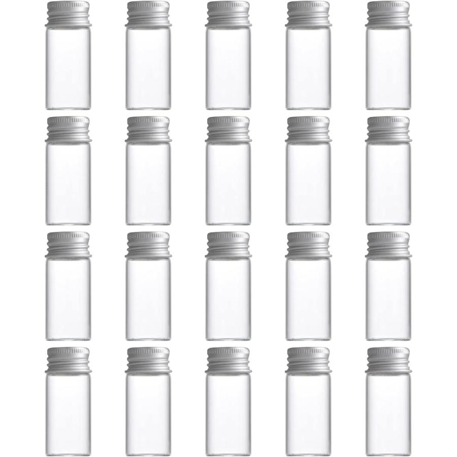 小瓶 ガラス瓶 小分け ミニボトル 小物 保存 容器 保管 20個セット( 10ml)｜horikku