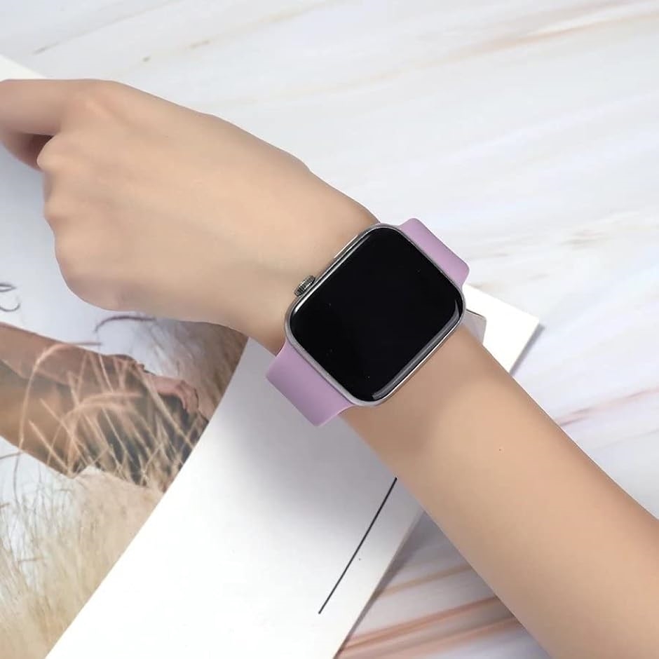Apple Watch バンド アップルウォッチ ベルト シリコン製( スカーレット, Sサイズ(38/40/41ｍｍ))  :2B2UD5TUYU:スピード発送 ホリック 通販 