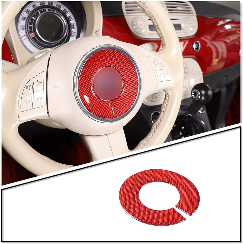 FOR FIAT 500 2011-2019�N�K�p �X�^�C�� ��( �� - �Y�f�@�ۂ̃e�N�X�`��,  �X�^�C�� 1)