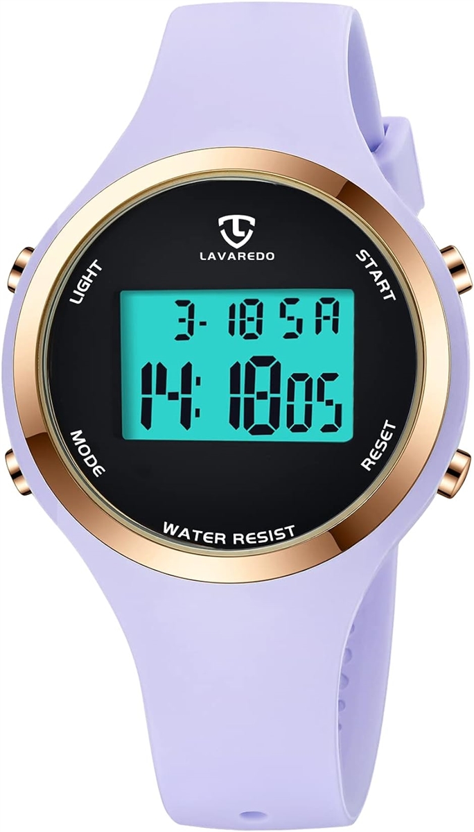 Yahoo! Yahoo!ショッピング(ヤフー ショッピング)腕時計 レディース メンズ デジタル腕時計 男女兼用 子供腕時計 スポーツウォッチ MDM（ 03-パープル）