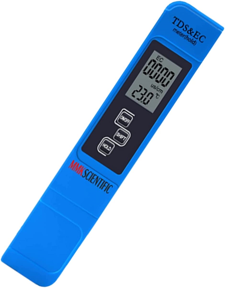 TDSメーター デジタル式 水質検査 測定器 アクアリウム(ブルー)