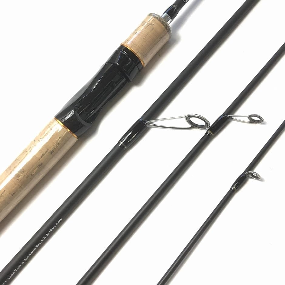 6フィート 1.8m スピニングパックロッド 4ピース(6ft(1.8m)スピニング