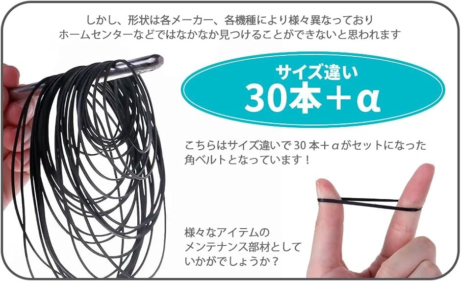 ゴムベルト セット 角 カセット CD デッキ...の詳細画像4