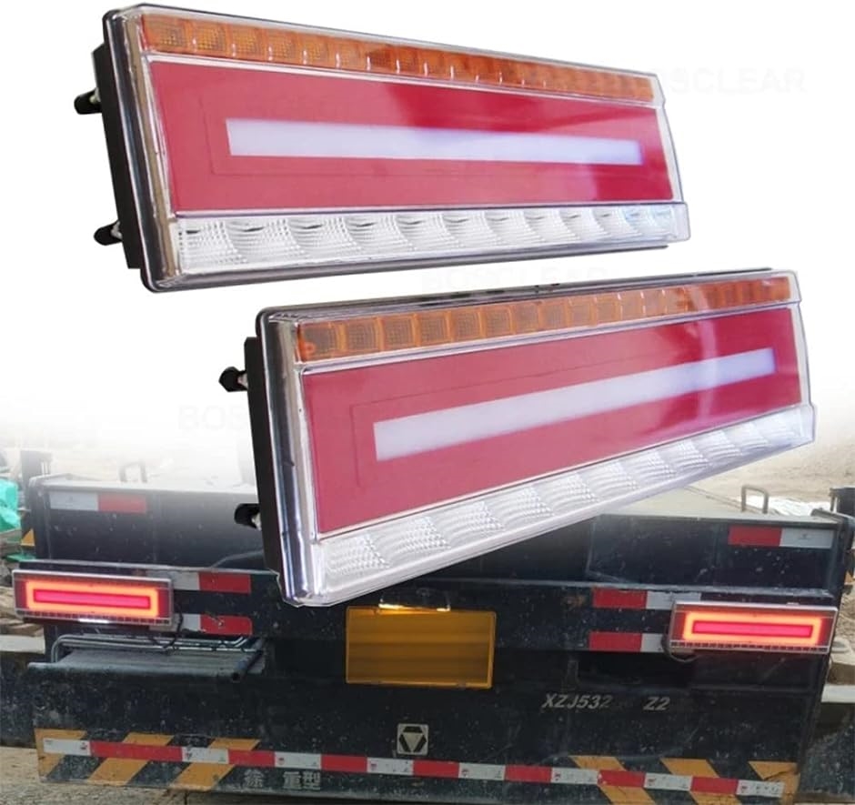 トラック LED テールランプ( 湯沸かし器 センターカーテン アンバー t10 t20 赤 薄型 点滅 アイスブルー アンダーライト)｜horikku