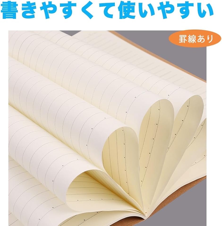 ノート A5 無地 セット おしゃれ 横罫 80ページ 40枚 30冊セット｜horikku｜05