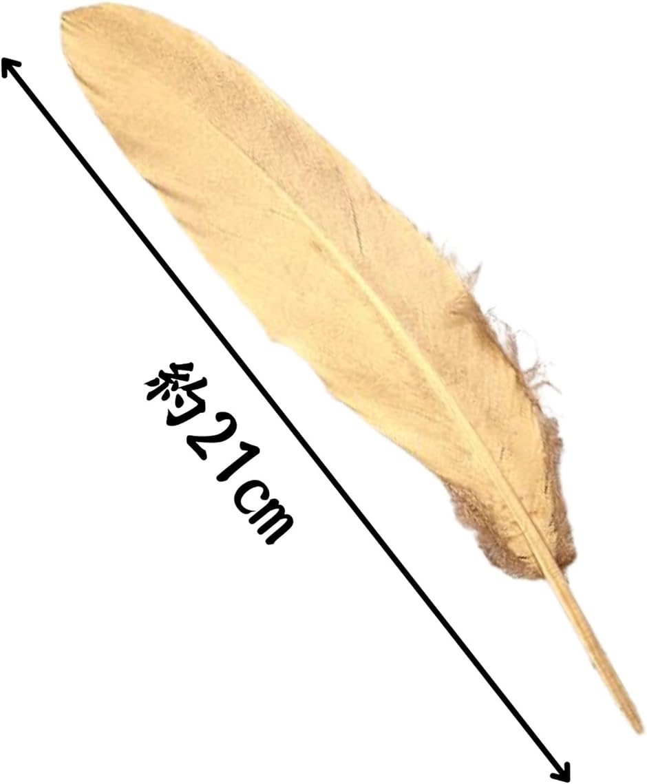50本セット ゴールドフェザー 金の羽 飾りフェザー 手芸材料 DIY装飾小物( ゴールド)｜horikku｜03