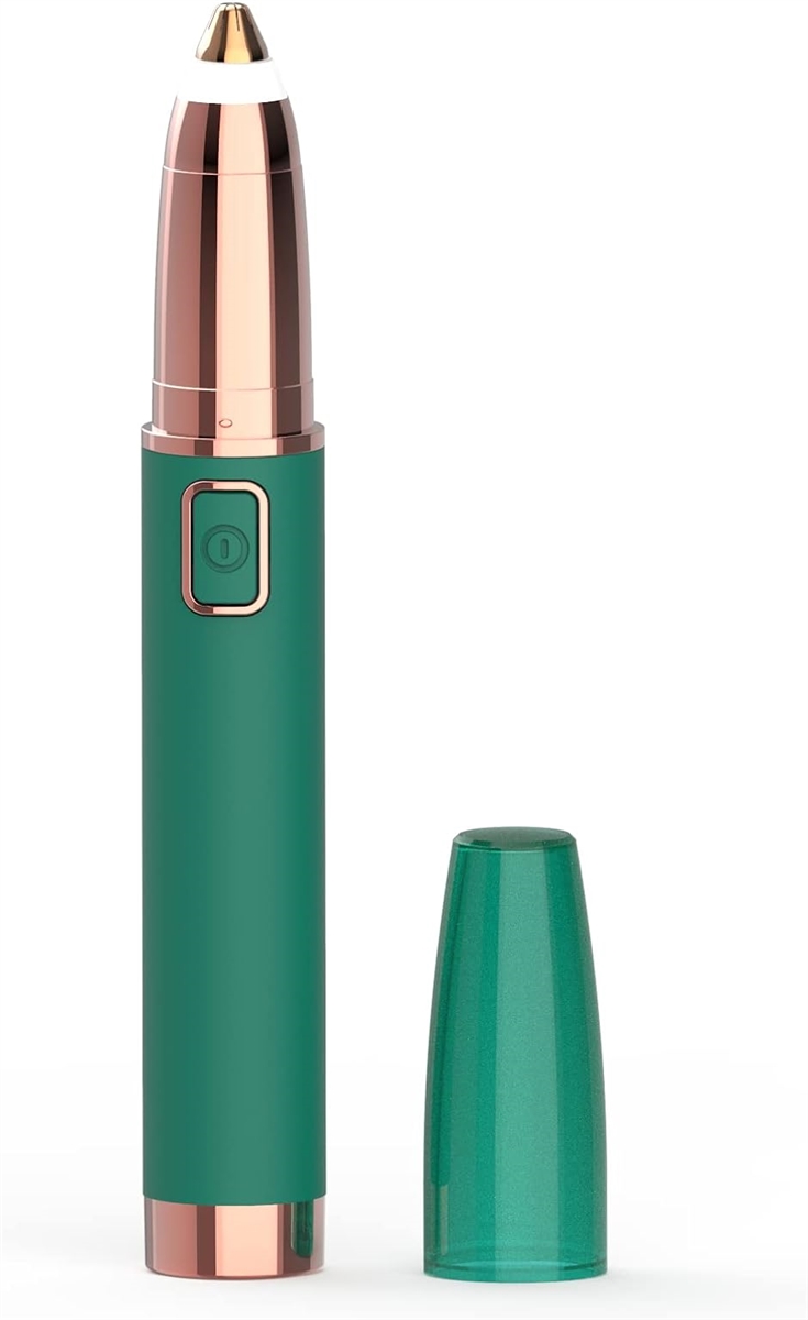 眉毛シェーバー レディースシェーバー 女性用シェーバー 電動シェーバー USB充電式( Green)