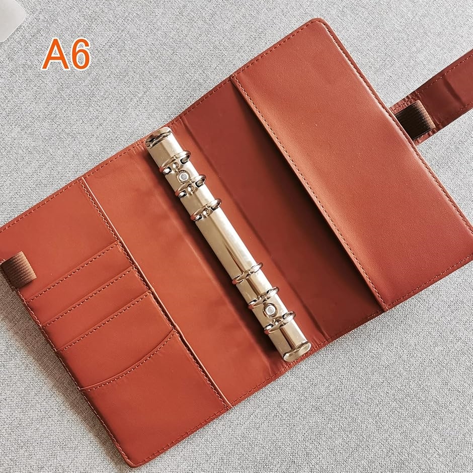 システム手帳 A6 サイズ 手帳リフィル 90枚 横罫 6穴 : スピード