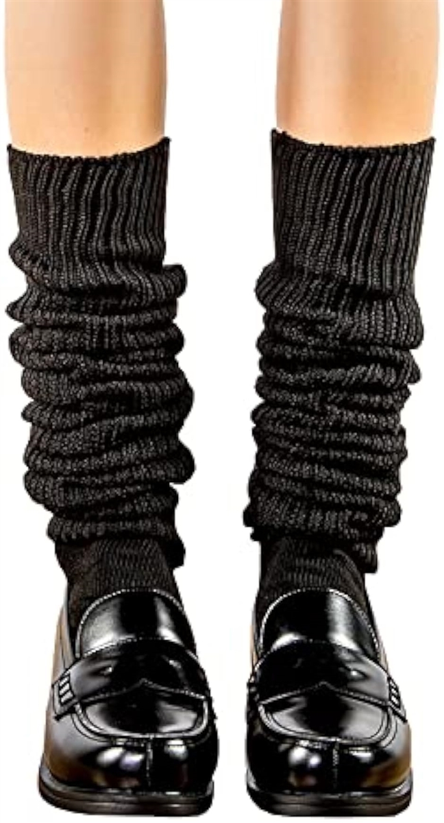 定番 ルーズ ソックス フリーサイズ( 黒/60cm, Free Size) : スピード