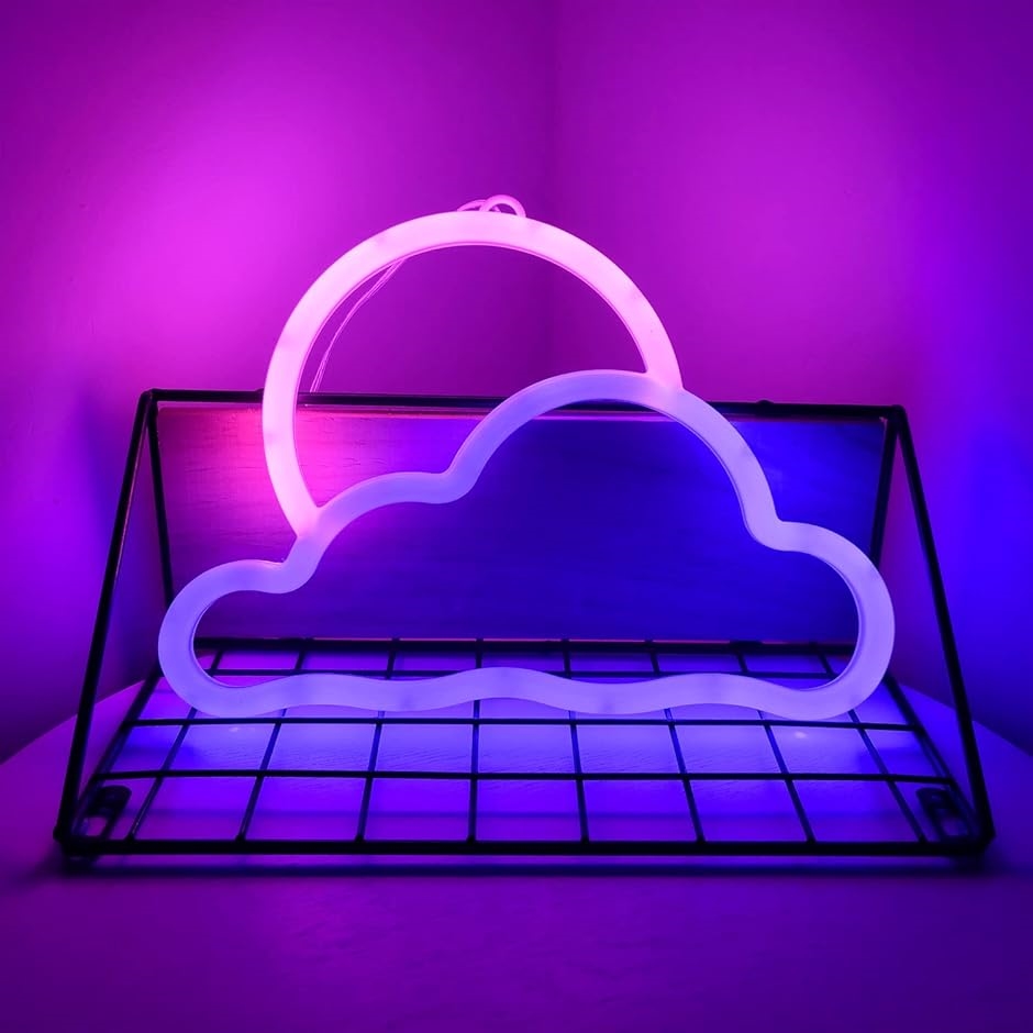 Yahoo! Yahoo!ショッピング(ヤフー ショッピング)LEDネオン室内装飾品ナイトライト 雲/太陽/日の出（粉色，?色）